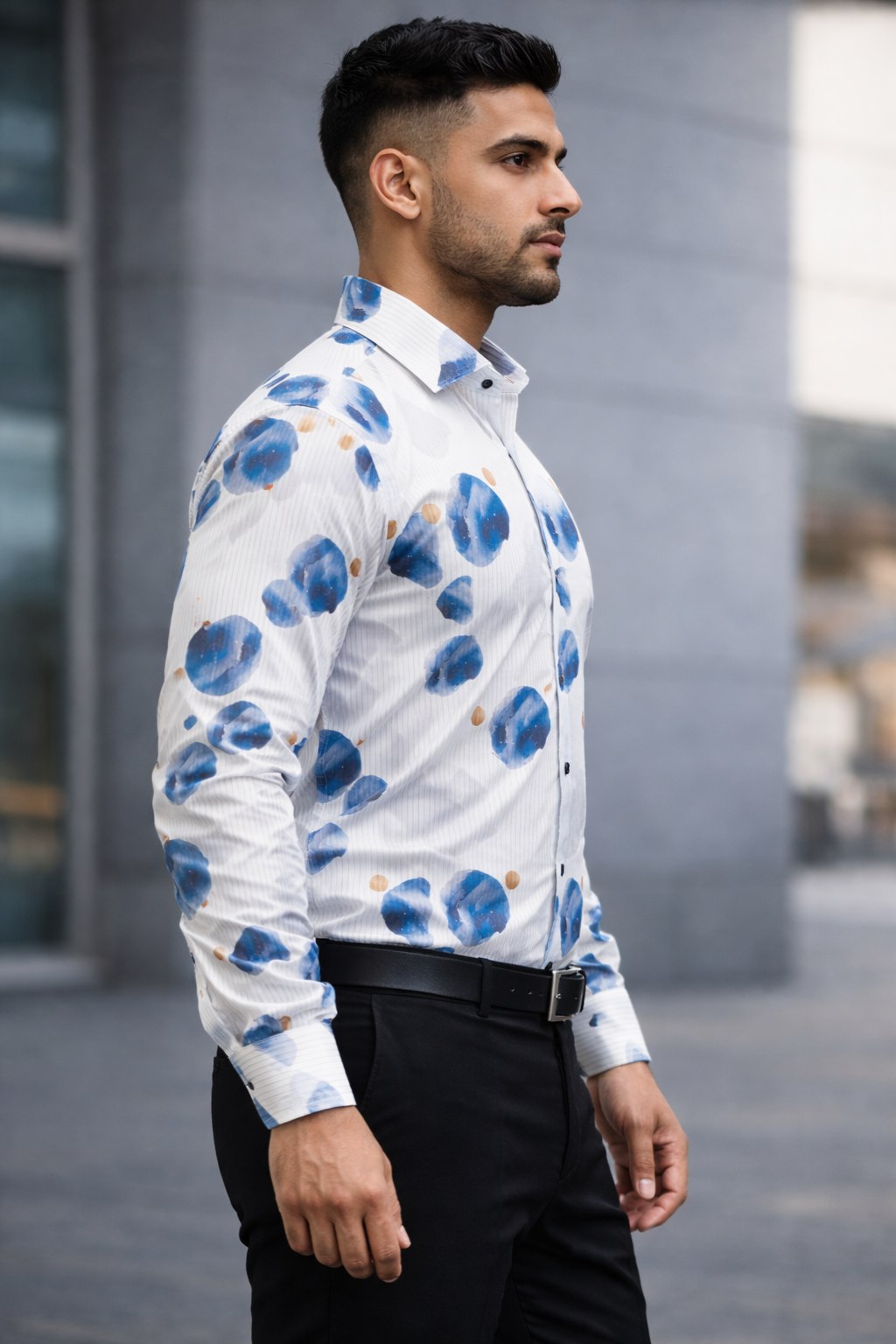 Abstract print shirt