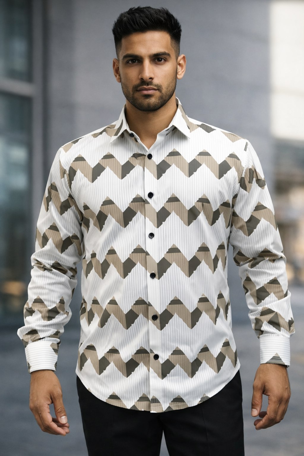 Fashion portrait shirt