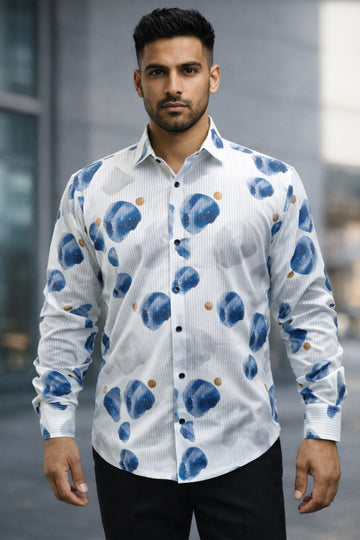 Abstract print shirt