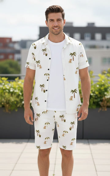 Men’s Cozy Print Night Set
