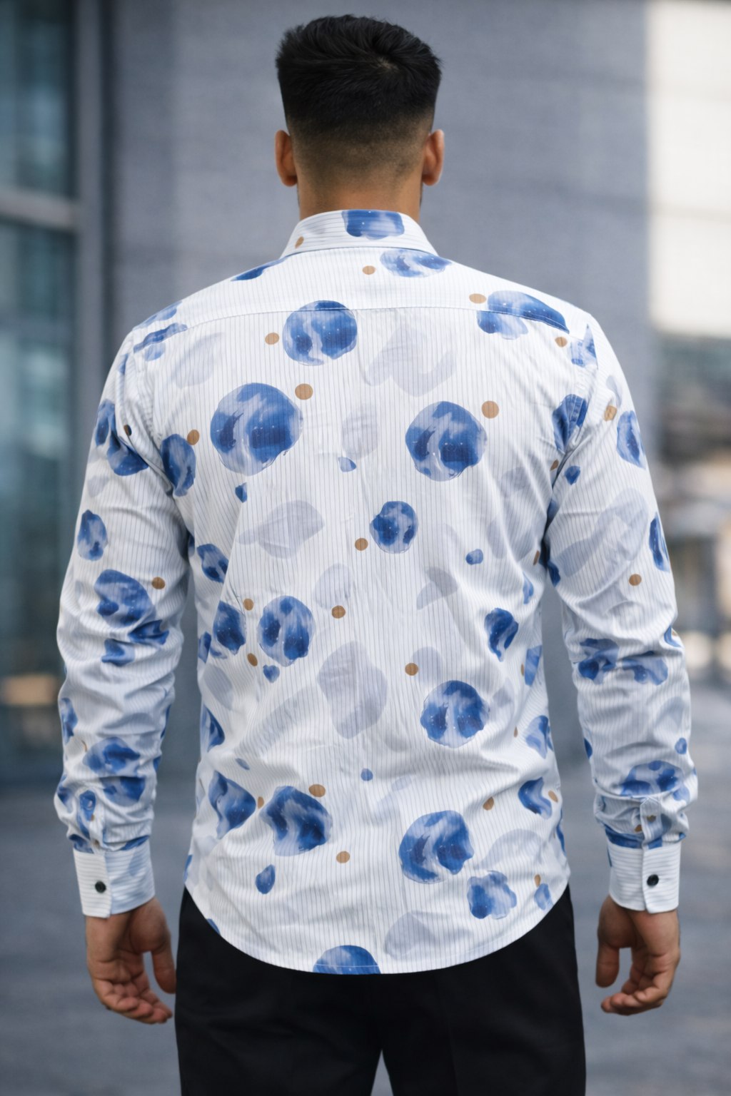 Abstract print shirt