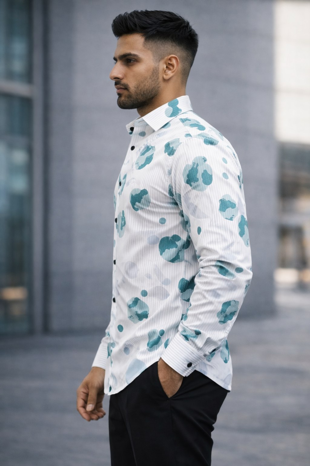Modern pattern shirt