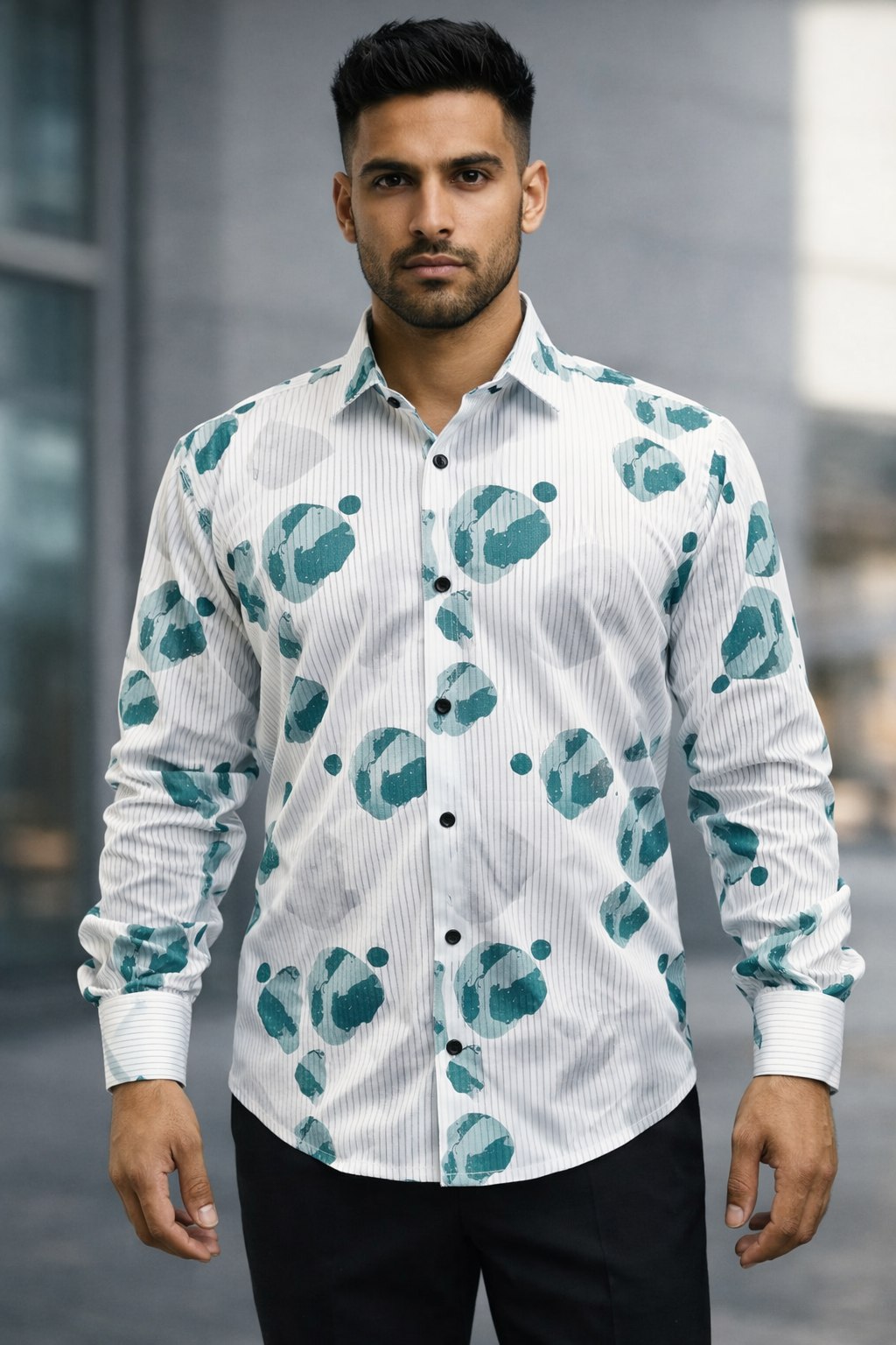 Modern pattern shirt