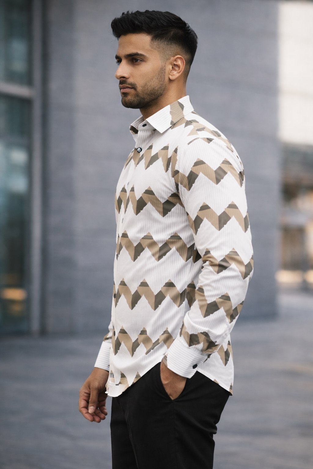 Fashion portrait shirt