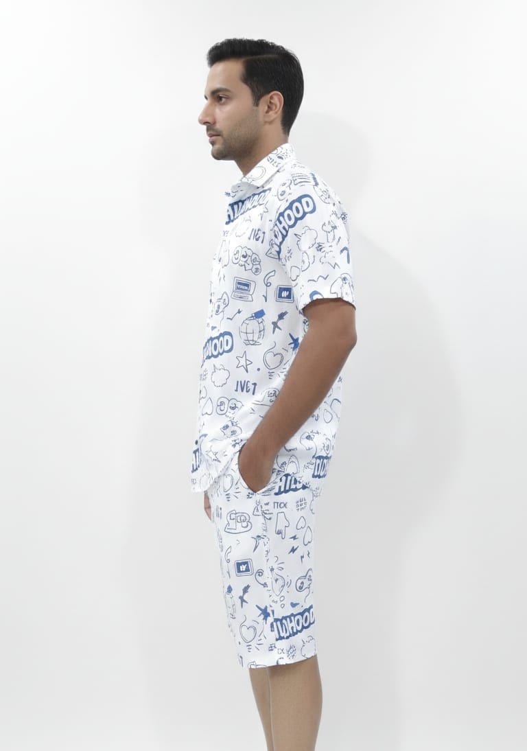 DreamWear Men’s Printed Night Set
